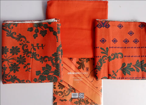 Xee Fabrics - AlKaram Khaddar (3pc)