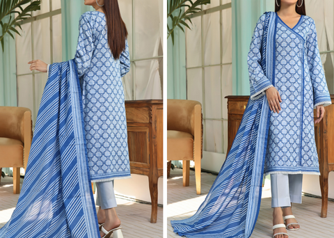 Xee Fabrics-Ayesha Alishba LAWN SUIT WITH LAWN DUPATTA