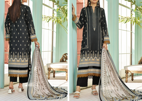 Xee Fabrics-Ayesha Alishba LAWN SUIT WITH LAWN DUPATTA