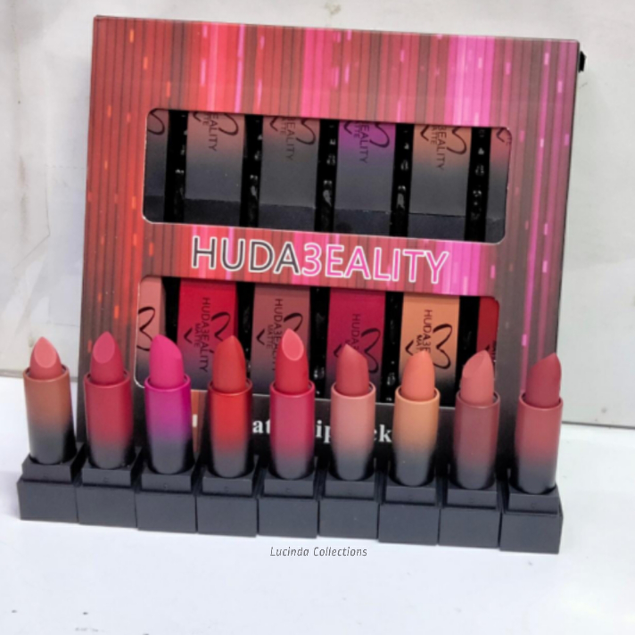 Huda Bullet Matte Lipstick Pack Off 12