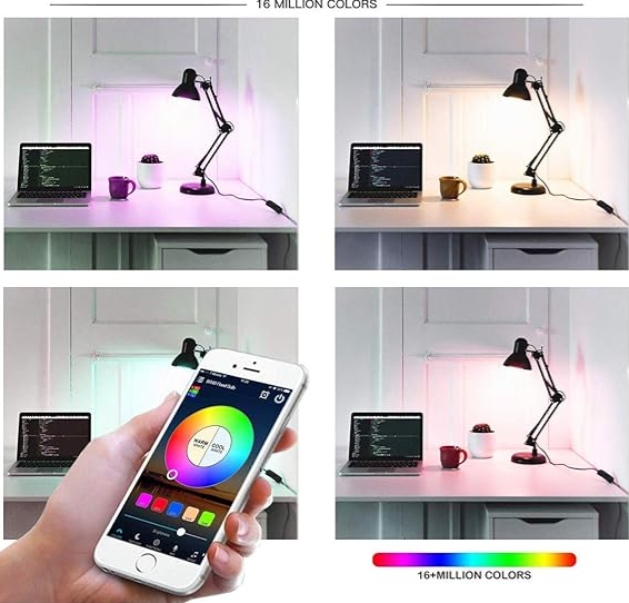 Color Changing Smart Wifi Rgb Led Bulb, Dim-able And Color Changing – Voice Controlled, 13watt – 220v Led Smart Rgb Bulb