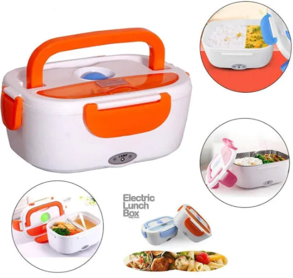 Waterproof Portable Electric Heating Lunch Box(random Color)