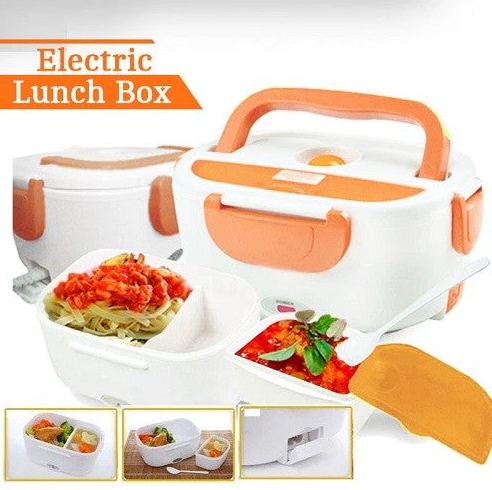 Waterproof Portable Electric Heating Lunch Box(random Color)