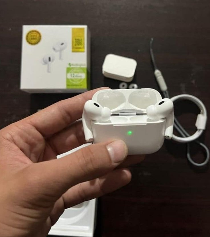 Airpods Pro Platinum With Anc, White With Active Noise Cancellation